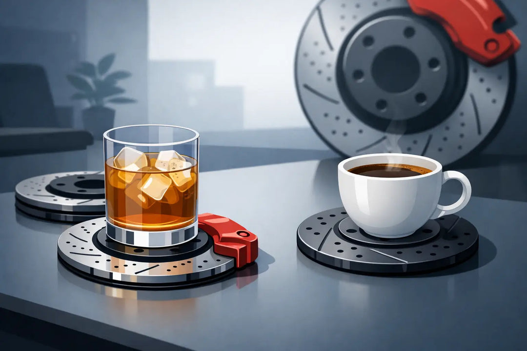 Bremsscheiben Untersetzer mit Stil