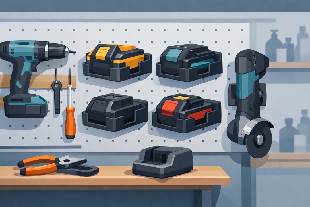 Die besten Akkuhalter für deine Werkzeugwand