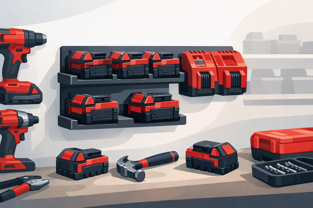 Milwaukee Akkuhalter für mehr Ordnung