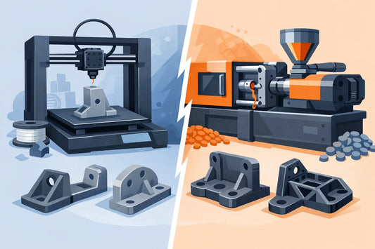 3D-Druck vs Spritzguss bei Halterungen