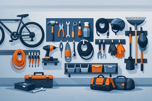 Guide Garage Ordnung mit Halterungen