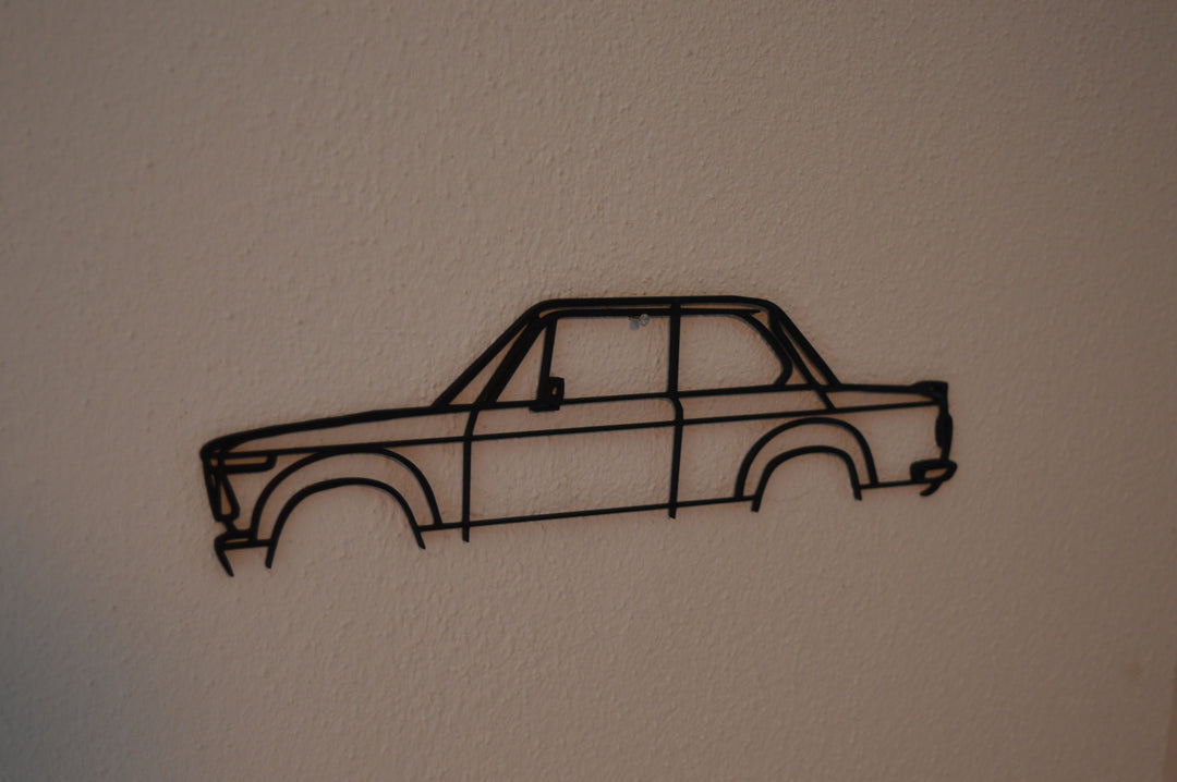 BMW 2002 Wanddeko Silhouette Tuning Dekoration Geschenk
