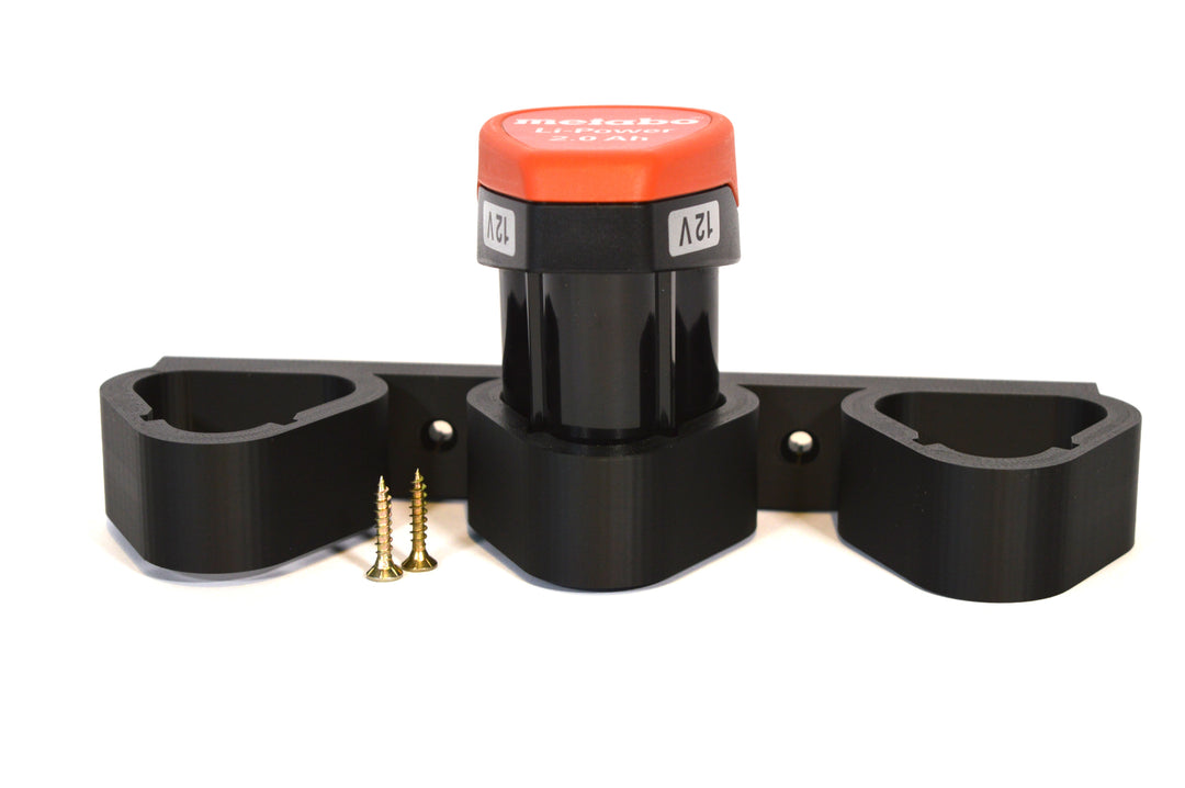 Akkuhalterung für 12V Metabo Bosch Milwaukee