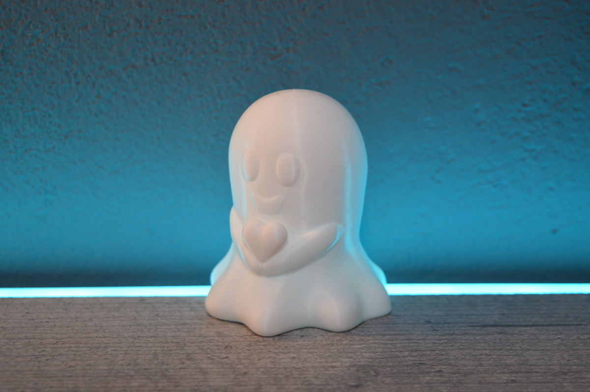 Maik3D Deko Figur Geist "Herz" – Süßer Halloween-Geist