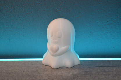 Maik3D Deko Figur Geist "Herz" – Süßer Halloween-Geist
