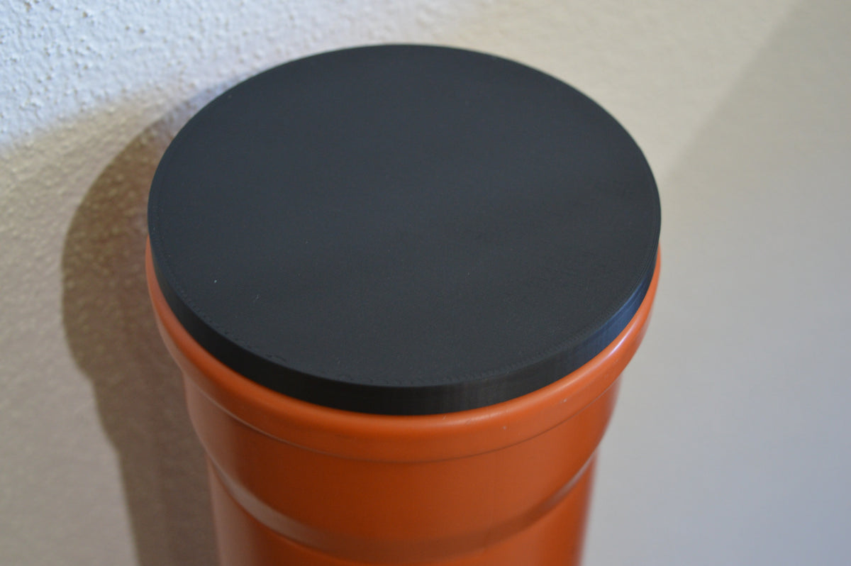 Maik3D Kappe kompatibel mit KG Rohr DN 110 mm – Verschluss kompatibel mit