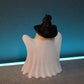Maik3D Deko Figur Geist "Hut" – Halloween-Geist