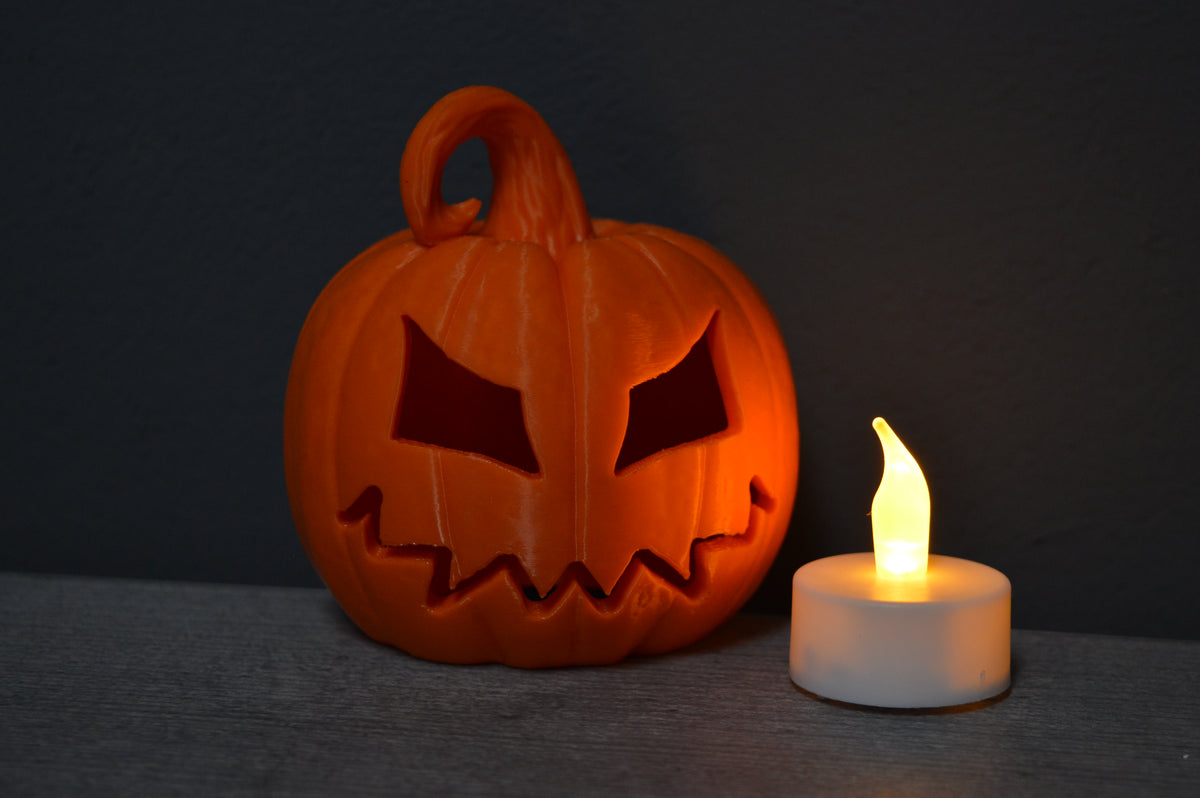 Maik3D Halloween Kürbis Lampe – LED-Teelicht Deko