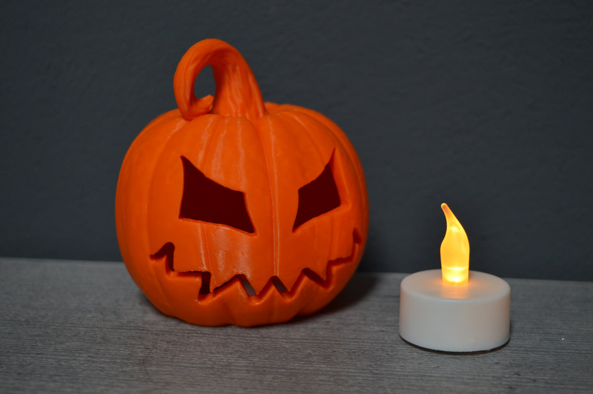 Maik3D Halloween Kürbis Lampe – LED-Teelicht Deko