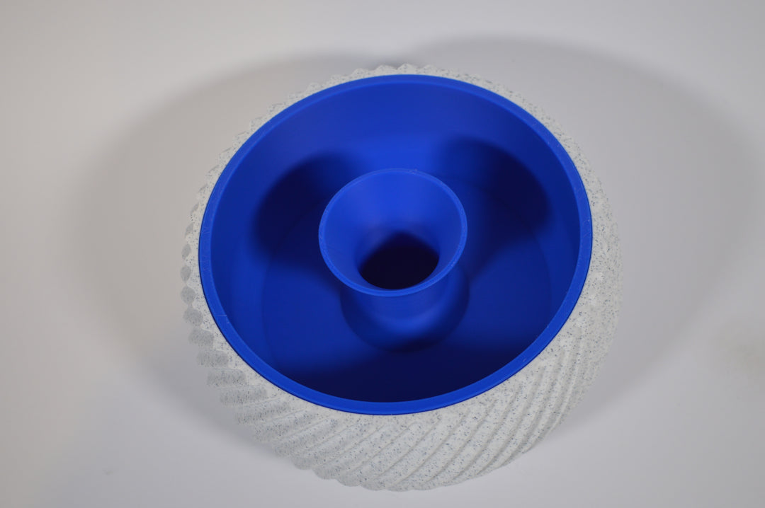 Snack-Schale mit Abfallfach für Erdnüsse, Pistazien, etc.