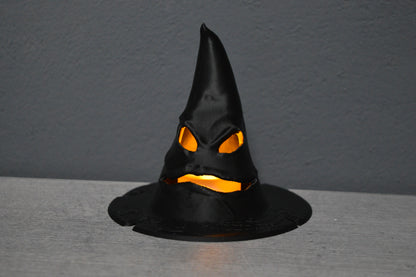 Maik3D Halloween Geisterhut Lampe – LED-Teelicht Deko