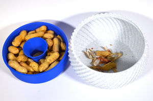 Maik3D Snack-Schale mit Abfallfach kompatibel mit Pistazien & Erdnüsse –
