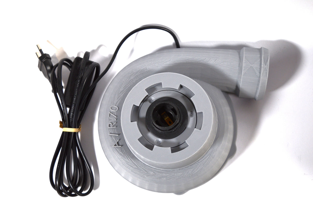 Maik3D Turbolader Lampe mit lila Luftfilter – LED-Deko für Auto-Fans