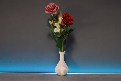 Maik3D Vase Solara – Sonnenstrahlen-Design für Trockenblumen