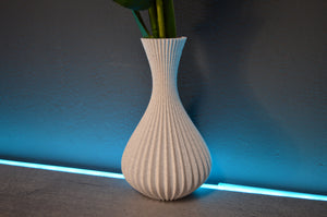 Maik3D Vase Solara – Sonnenstrahlen-Design für Trockenblumen