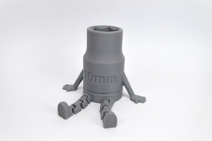 Maik3D Flexi 10er-Nuss Figur – Bewegliche Deko für Schrauber