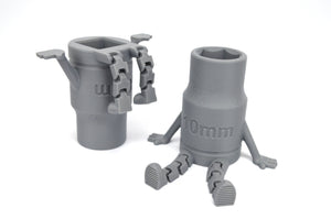 Maik3D Flexi 10er-Nuss Figur – Bewegliche Deko für Schrauber