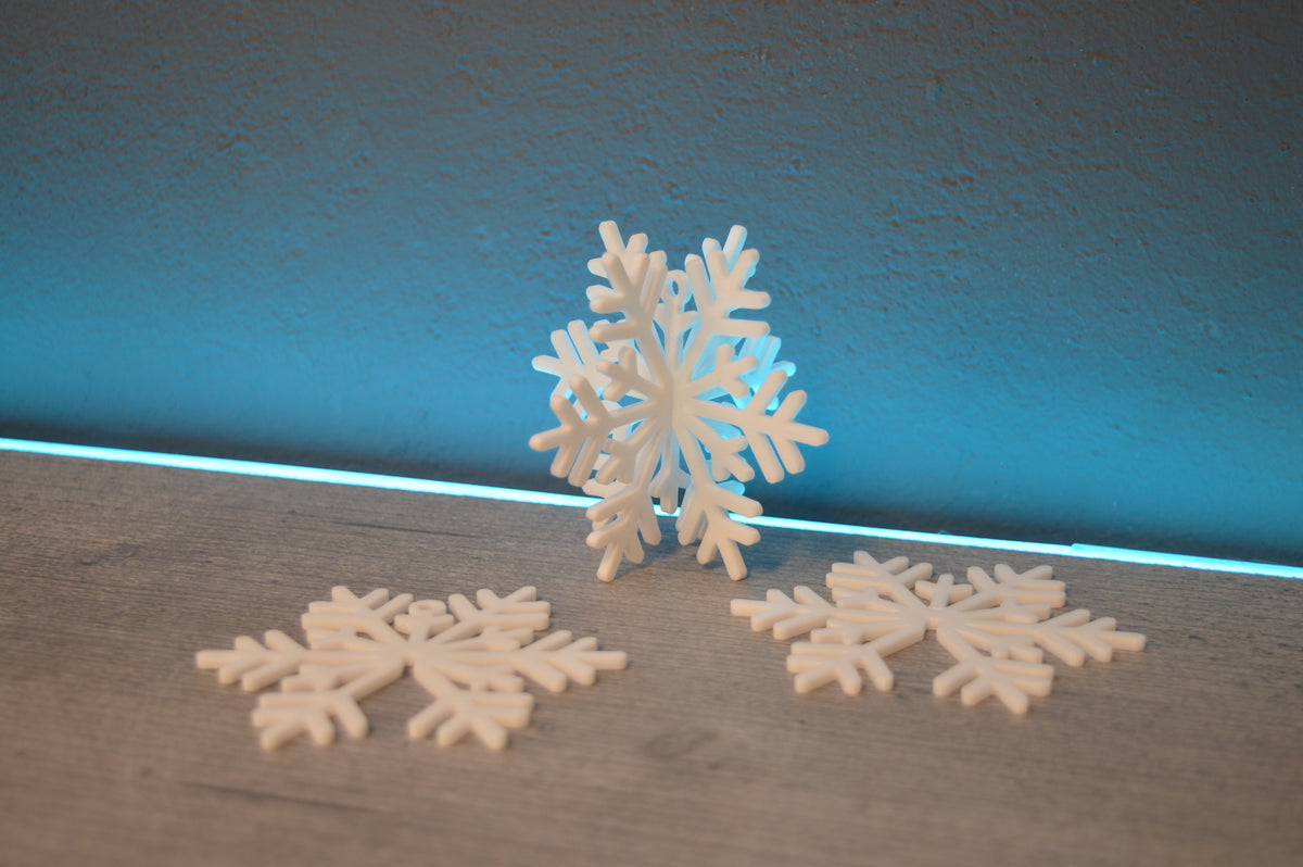 Maik3D Tannenbaum-Anhänger Schneeflocke – Nachhaltige Deko