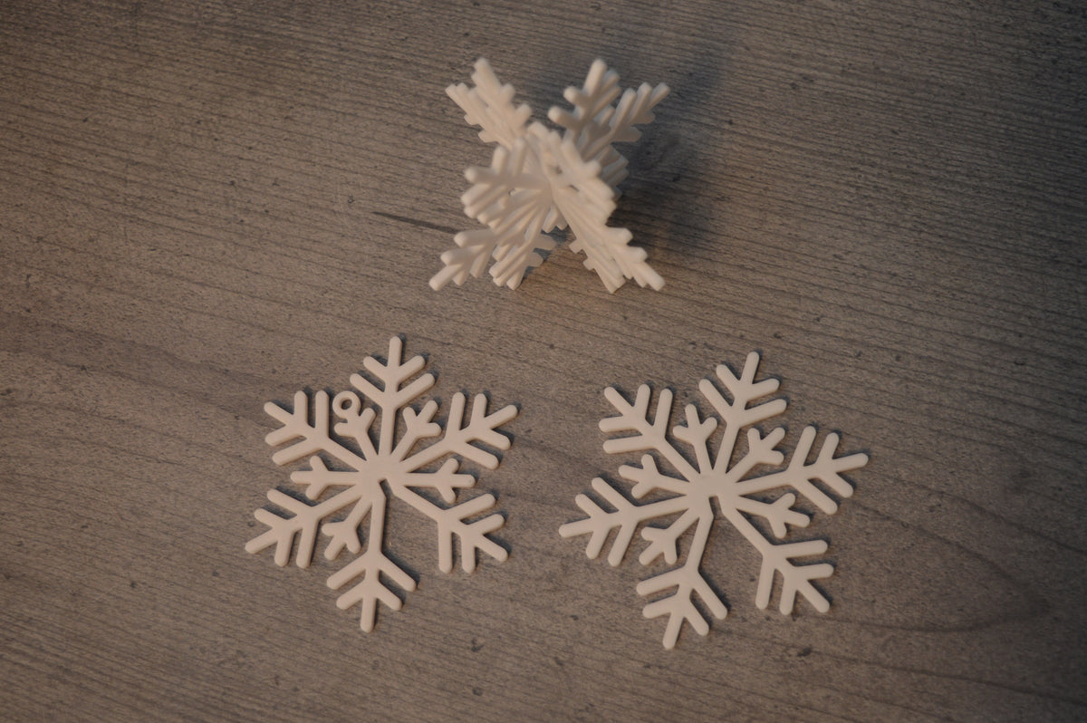 Maik3D Tannenbaum-Anhänger Schneeflocke – Nachhaltige Deko