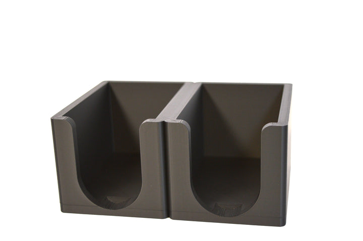 Visitenkarten-Box mit 2 Fächern