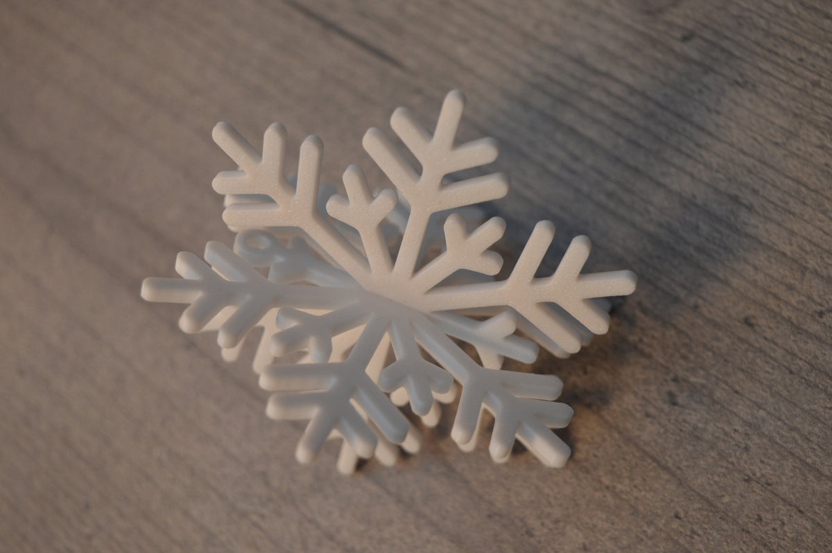Maik3D Tannenbaum-Anhänger Schneeflocke – Nachhaltige Deko