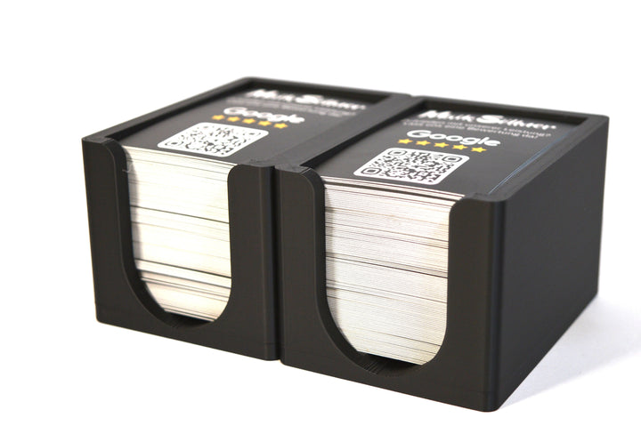 Visitenkarten-Box mit 2 Fächern