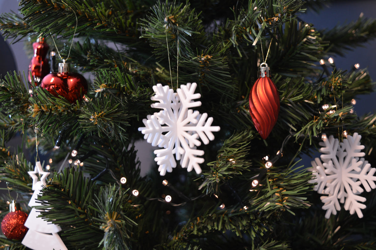 Maik3D Tannenbaum-Anhänger Schneeflocke – Nachhaltige Deko