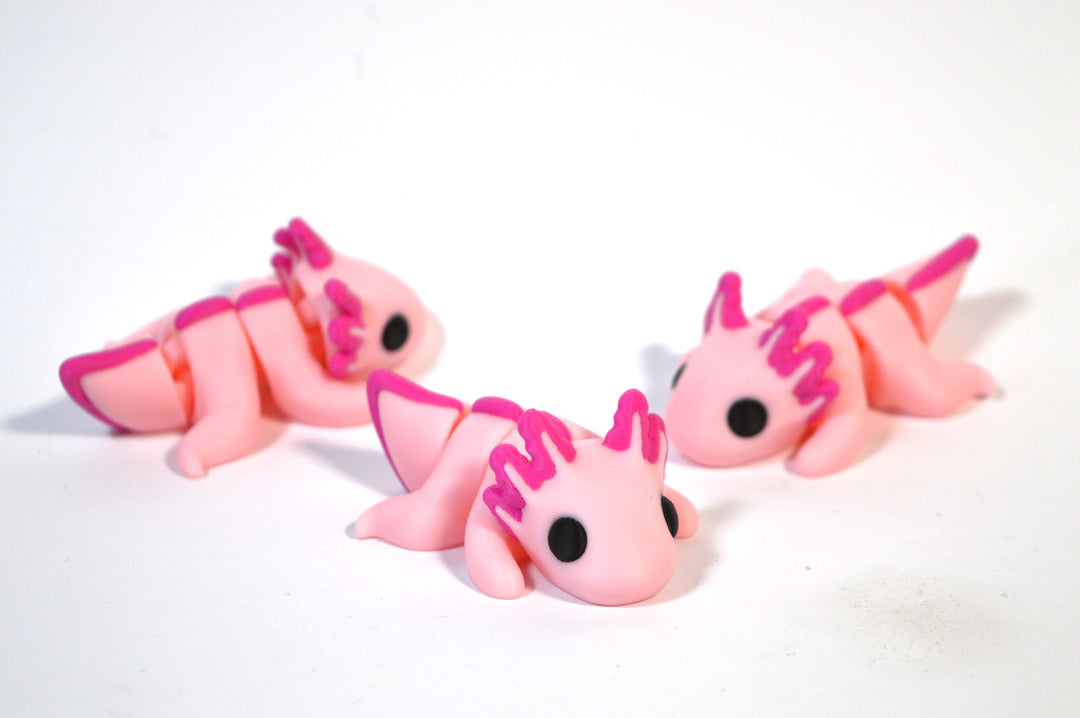 Flexi Axolotl - bewegliches Fidget Toy