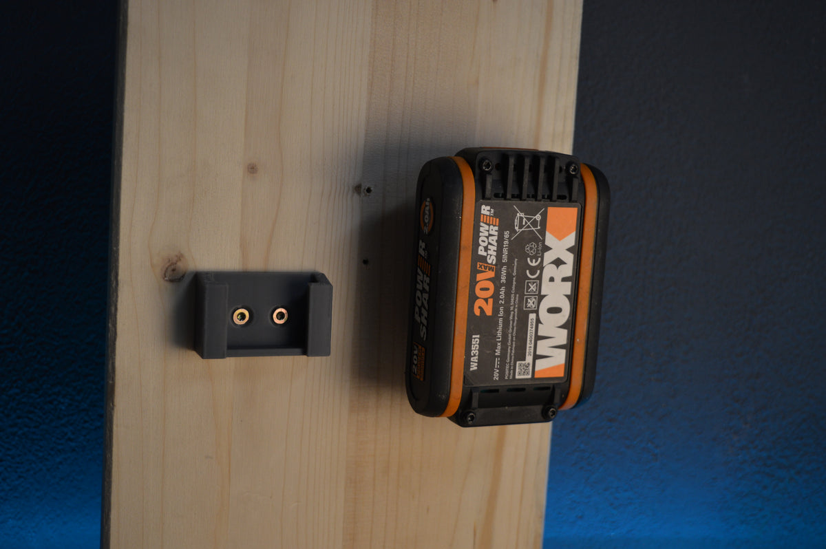 Maik3D Akkuhalterung kompatibel mit WORX 20V Power Share