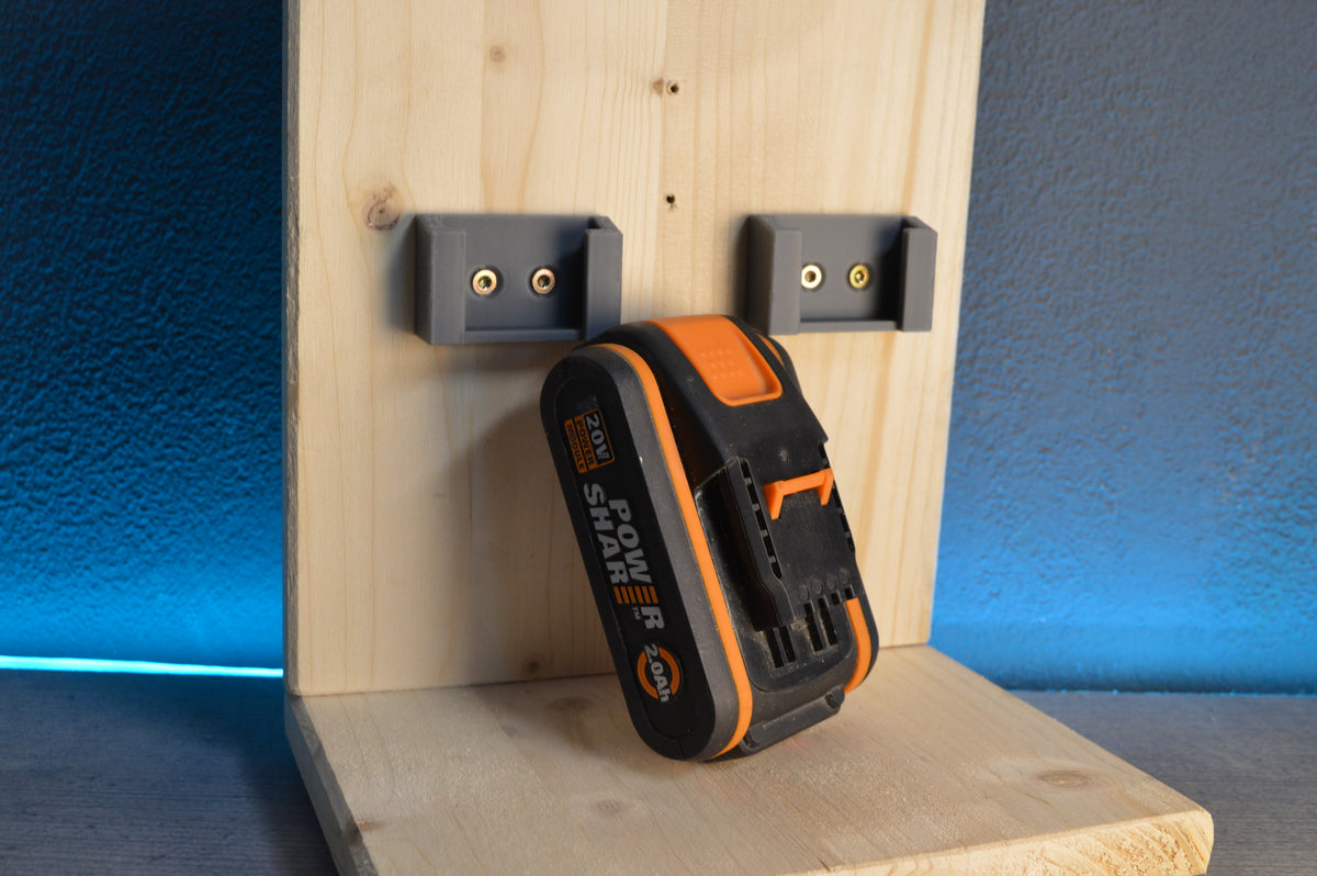 Maik3D Akkuhalterung kompatibel mit WORX 20V Power Share