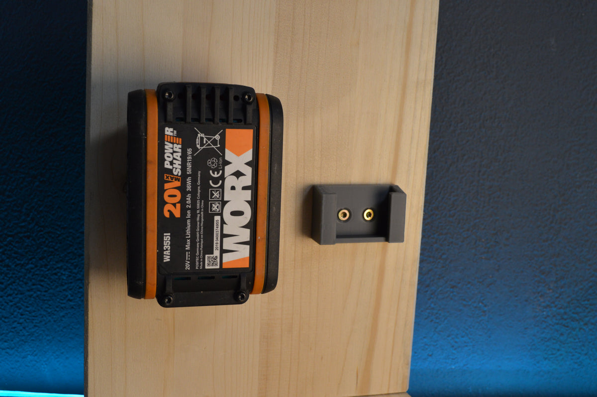Maik3D Akkuhalterung kompatibel mit WORX 20V Power Share