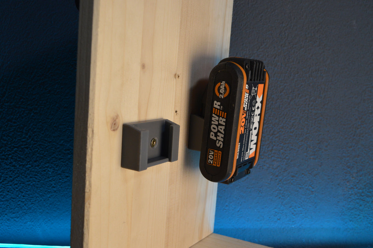 Maik3D Akkuhalterung kompatibel mit WORX 20V Power Share