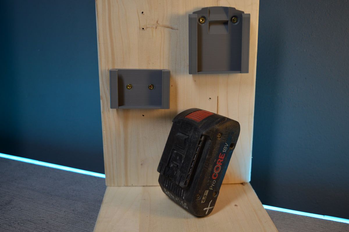 Maik3D Akkuhalterung kompatibel mit Bosch ProCORE 18V – Wandhalterung –