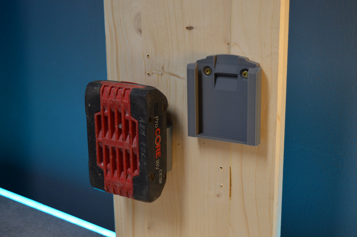 Maik3D Akkuhalterung kompatibel mit Bosch ProCORE 18V – Wandhalterung –