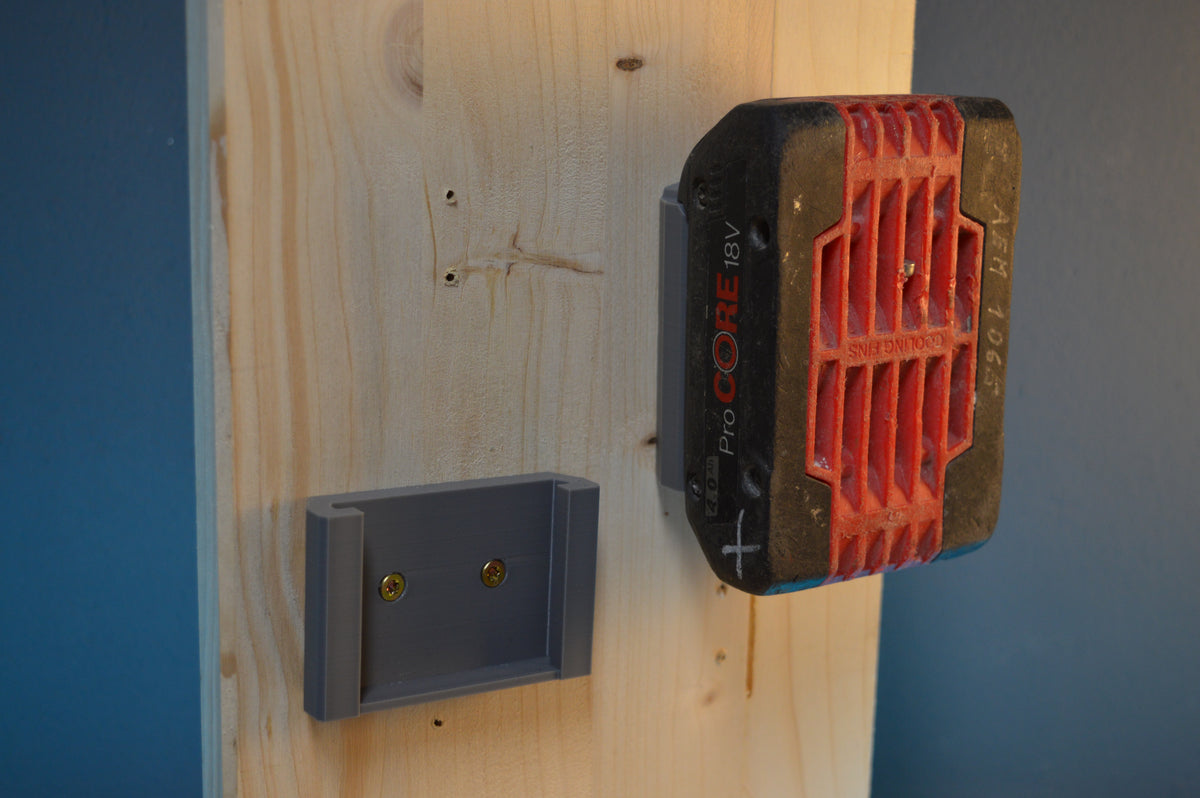 Maik3D Akkuhalterung kompatibel mit Bosch ProCORE 18V – Wandhalterung –