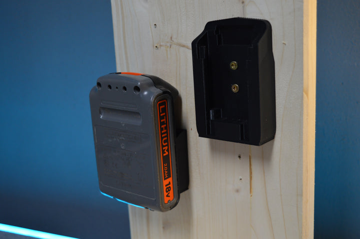 Black+Decker 18V Akku Halterung Wandhalterung Black &amp; Decker