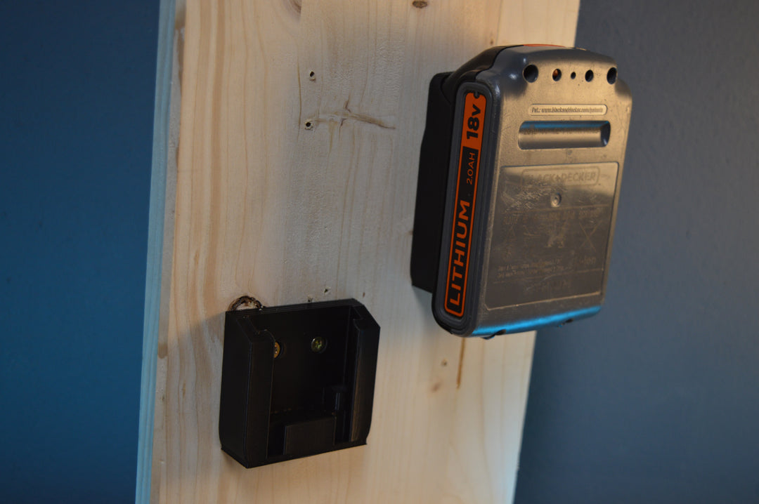 Black+Decker 18V Akku Halterung Wandhalterung Black &amp; Decker