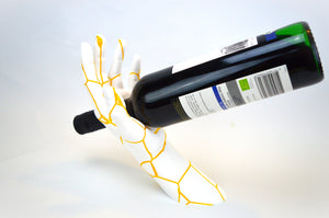 Flaschenhalter in Handform