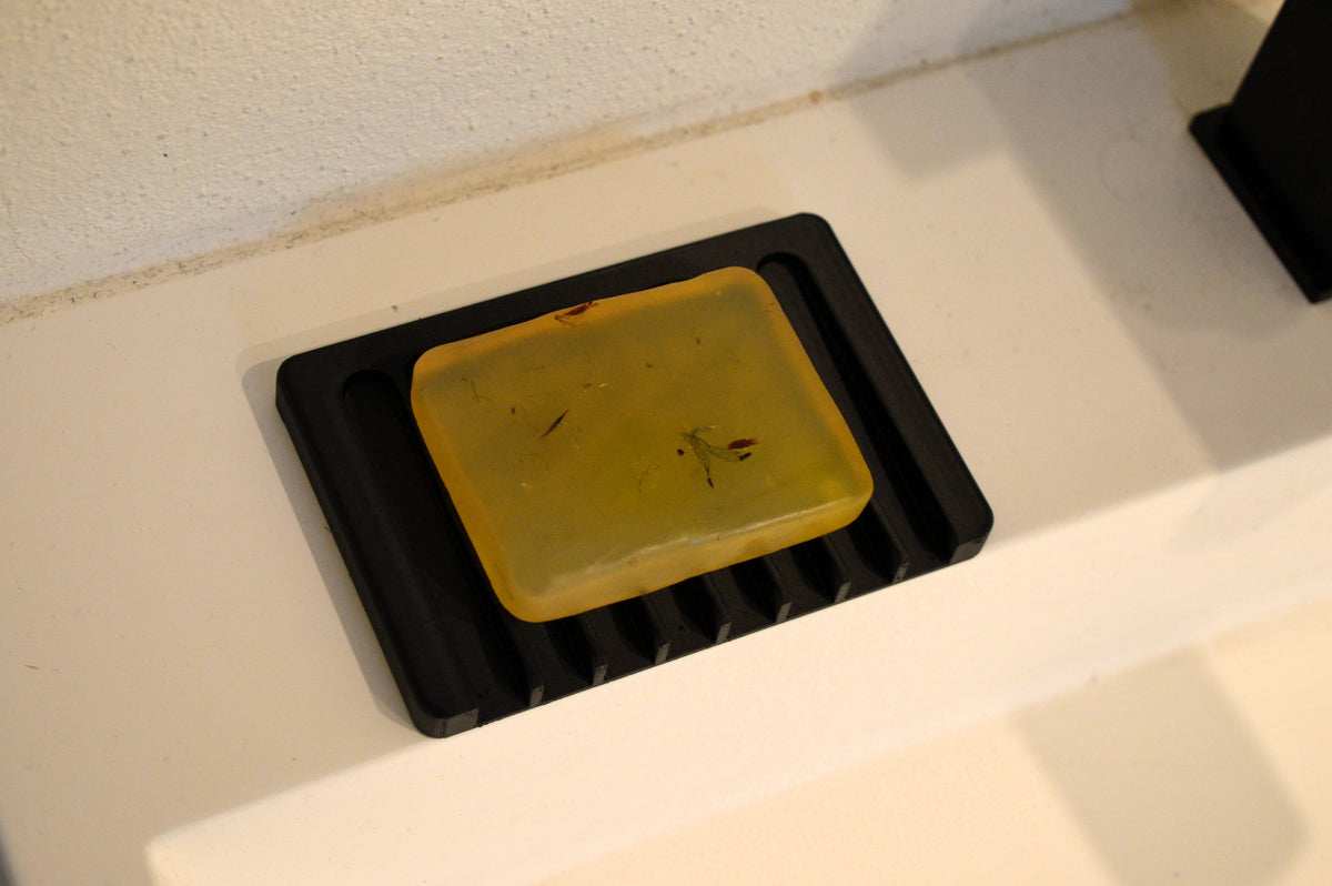 Maik3D Moderne Seifenschale mit Wasserablauf