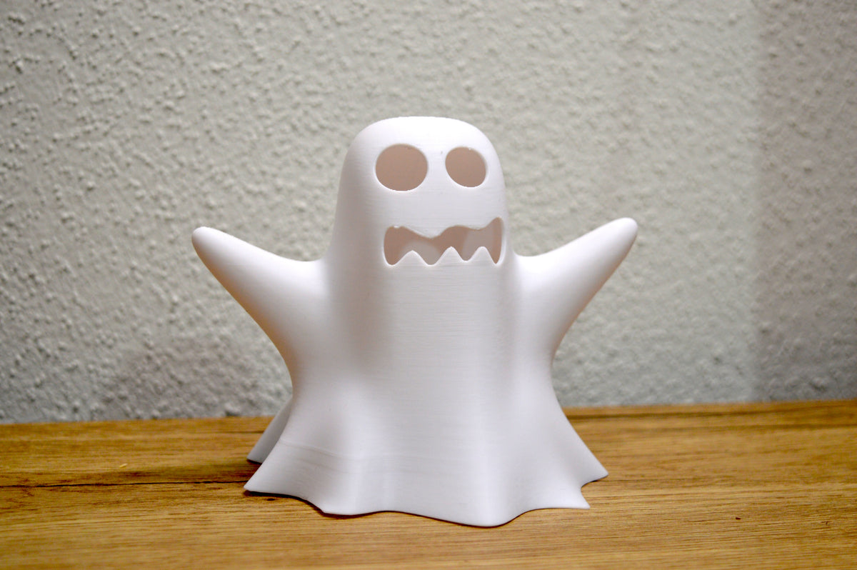 Maik3D Halloween Geist Deko "Spooky" – Mit LED-Teelicht