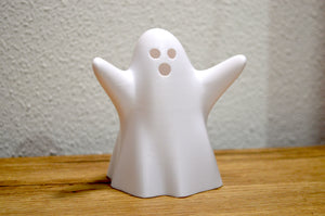 Maik3D Halloween Geist Deko "Klassisch" – Mit LED-Teelicht