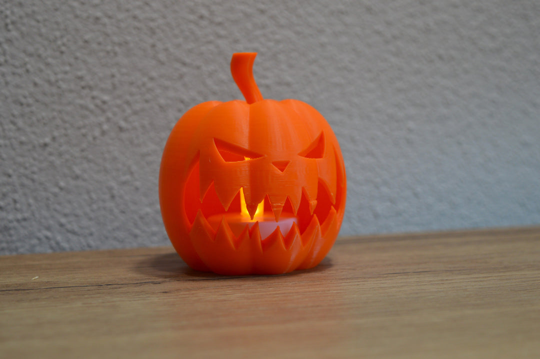 Halloween Kürbis Lampe "Creepy"