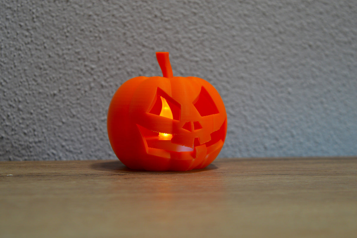 Maik3D Halloween Kürbis Lampen 3er-Bundle – Mit LED-Teelicht