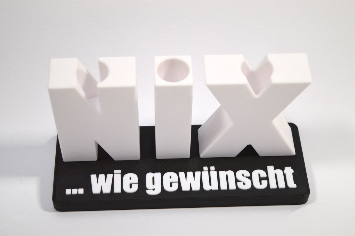 Maik3D Geldgeschenk „NIX" – Lustiges Geldgeschenk