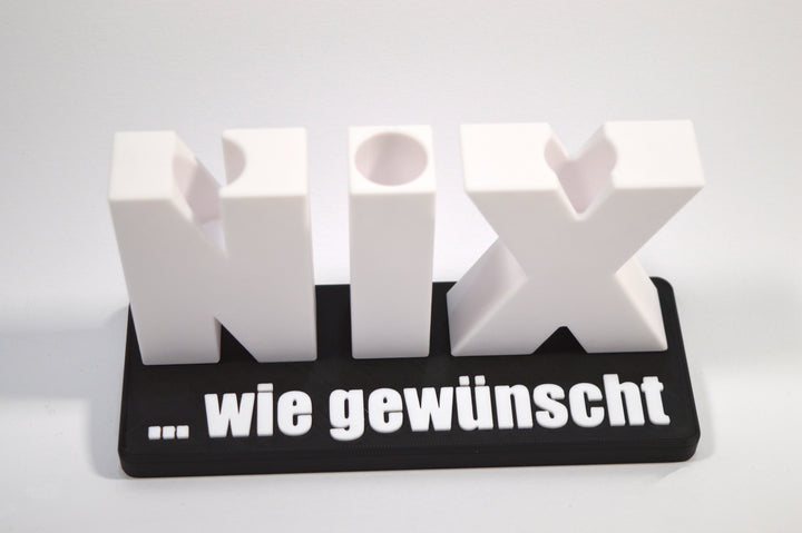 Maik3D Geldgeschenk „NIX" – Lustiges Geldgeschenk