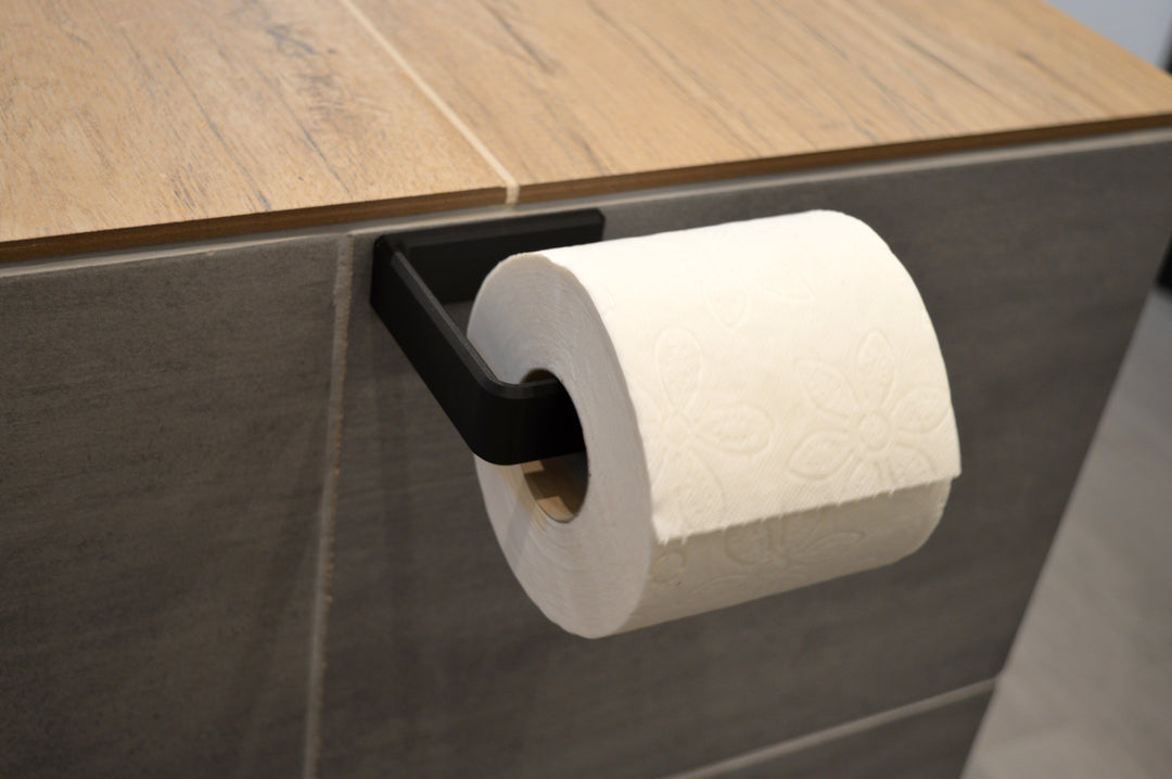 Maik3D Moderner Toilettenpapierhalter selbstklebend – Ohne Bohren