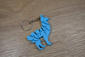 Maik3D Flexi Lama Schlüsselanhänger – Beweglich aus 3D-Druck