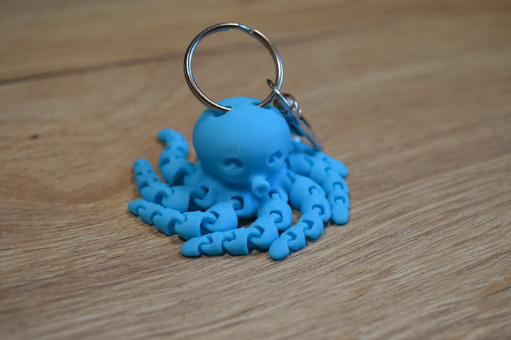Flexi Oktopus Schlüsselanhänger