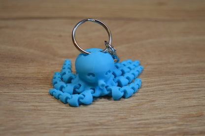 Maik3D Flexi Oktopus Schlüsselanhänger – Beweglich 3D-Druck