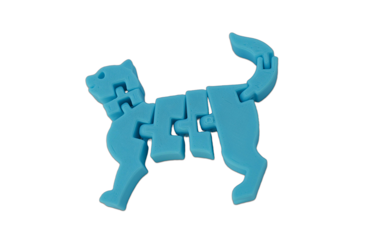 Maik3D Flexi Cat Schlüsselanhänger – Beweglich 3D-Druck